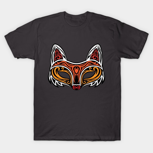 Fox Mask T-Shirt by martinussumbaji